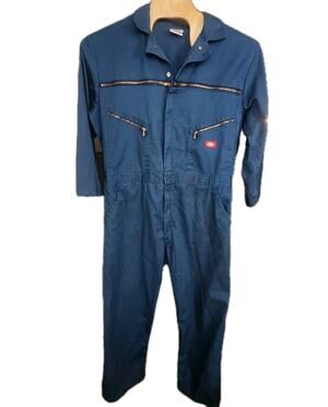 Vintage Dickies Coverall Men's Uniform Workwear Utility Overall Blue 48 Short